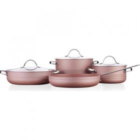 Korkmaz A2619 Linea Rose Gold 7 Parça Tencere Seti