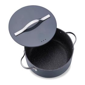 Korkmaz A2620-2 Siyah Linea Plus 7 Parça Cosmica Tencere Seti