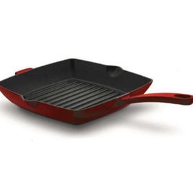Korkmaz A2848-1 Casta Kare Grill Döküm 30x30 cm Kırmızı Tava
