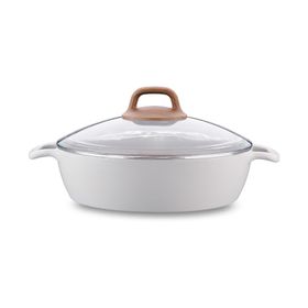Korkmaz A2981 24x6,5 cm Gusto Seramik Kısa Tencere