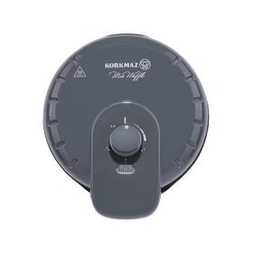 Korkmaz A319-09 Mia Cosmica Siyah Gri Waffle Makinesi
