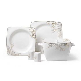 Korkmaz A35 Pearl Star Collection 60 Parça Kare Yemek Takımı