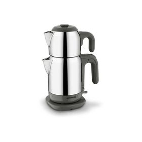 Korkmaz A369-14 Demtez Satin-Gri Çay Makinesi