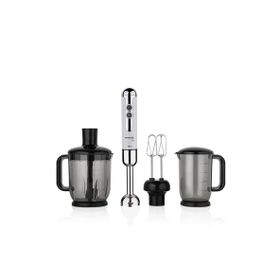 Korkmaz A447-14 Mia Mega Vanilya Krom Beyaz Blender Set