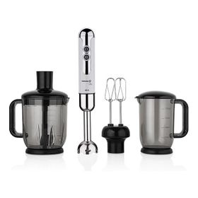Korkmaz A447-14 Mia Mega Vanilya Krom Beyaz Blender Set