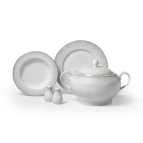 Korkmaz A8040 Bianca Collection 86 Parça Yuvarlak Yemek Takımı