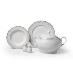 Korkmaz A8040 Bianca Collection 86 Parça Yuvarlak Yemek Takımı