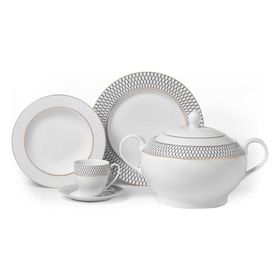 Korkmaz A8041Bianca Collection 86 Parça Yuvarlak Yemek Takımı
