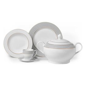 Korkmaz A8041Bianca Collection 86 Parça Yuvarlak Yemek Takımı