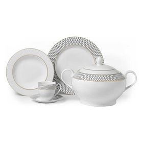Korkmaz A8041Bianca Collection 86 Parça Yuvarlak Yemek Takımı