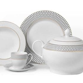 Korkmaz A8041Bianca Collection 86 Parça Yuvarlak Yemek Takımı