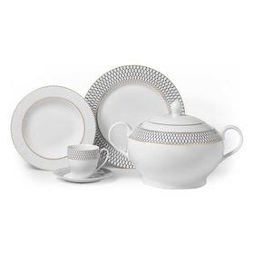 Korkmaz A8041Bianca Collection 86 Parça Yuvarlak Yemek Takımı