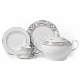 Korkmaz A8041Bianca Collection 86 Parça Yuvarlak Yemek Takımı
