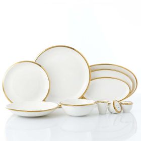 Korkmaz A8056 Elektra Collection Gold 60 Parça Yemek Takımı