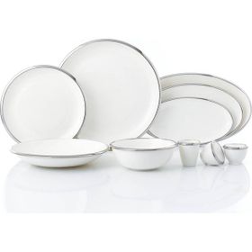 Korkmaz A8057 Elektra Collection Platin 60 Parça Yemek Takımı
