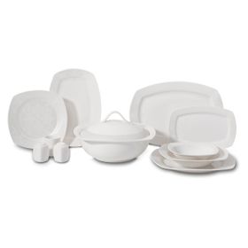 Korkmaz A8123 Mona Collection 60 Parça Yemek Takımı Kare