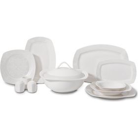 Korkmaz A8123 Mona Collection 60 Parça Yemek Takımı Kare