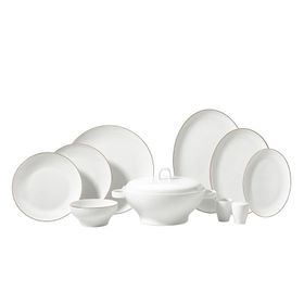 Korkmaz A8187 Lidya Collection 60 Parça Gold Yemek Takımı