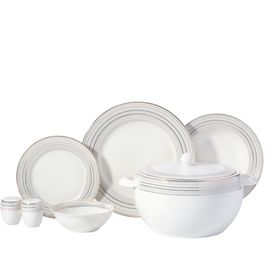 Korkmaz A8378 Perla Collection 60 Parça Yuvarlak Yemek Takımı