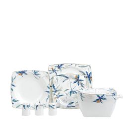 Korkmaz A8463 Bone Collection 60 Parça Kare Yemek Takımı
