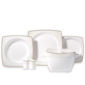 Korkmaz A8466 Bone Selection 60 Parça Kare Yemek Takımı
