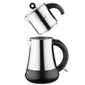 Korkmaz A851-01 Hasbahçe Satin Siyah Çay Makinesi