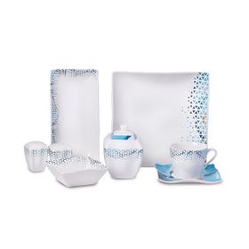 Korkmaz A8572 Link Collection 28 Parça 6 Kişilik Kare Kahvaltı Takımı