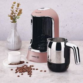 Korkmaz A860-06 Krom Rose Gold Kahve Makinesi