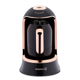 Korkmaz A860-09 Kahvekolik Deluxe Siyah/Rose Gold Otomatik Kahve Makinesi