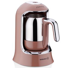 Korkmaz A860-17 Kahvekolik Mocha Krom Türk Kahvesi Makinesi