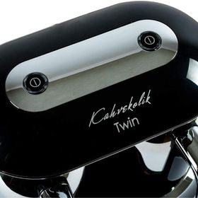 Korkmaz A861-01 Kahvekolik Twin Siyah Kahve Makinesi