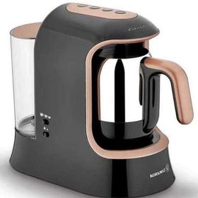 Korkmaz A862-02 Kahvekolik Aqua Siyah Rosa Gold Kahve Makinesi