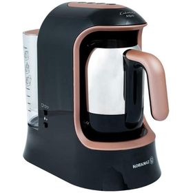 Korkmaz A862-02 Kahvekolik Aqua Siyah Rosa Gold Kahve Makinesi