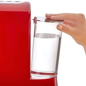 Korkmaz A862 Kahvekolik Aqua Kırmızı Krom Türk Kahvesi Makinesi