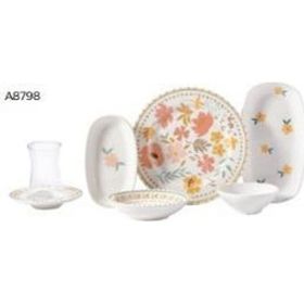 Korkmaz A8798 Natura Collection 26 Parça Kahvaltı Takımı