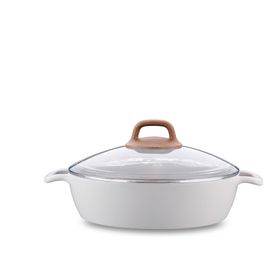 Korkmaz Gusto 24x6.5 cm Seramik Kısa Tencere