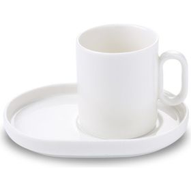 Korkmaz Kappa 4 Parça Beyaz Kahve Fincan Takımı