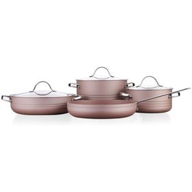 Korkmaz Linea 7 Parça Rosa Gold Tencere Seti
