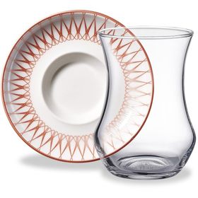 Korkmaz Lorena Collection 12 Parça Çay Bardak Seti