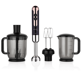Korkmaz Mia Mega Siyah Rosegold Deluxe Blender Set