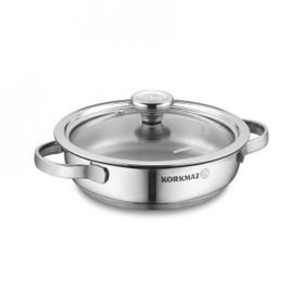 Korkmaz Minika 14x4 cm İnox Omlet Tava