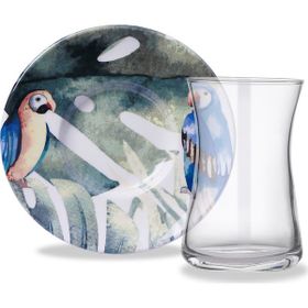 Korkmaz Natura Collection 12 Parça Çay Bardak Seti