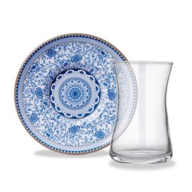 Korkmaz Natura Collection 12 Parça Çay Bardak Seti