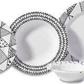 Korkmaz Natura Collection Yuvarlak 24 Parça Yemek Takım