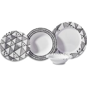 Korkmaz Natura Collection Yuvarlak 24 Parça Yemek Takım