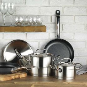 Korkmaz Proline Paella Satin 24x5 cm Gri Tava