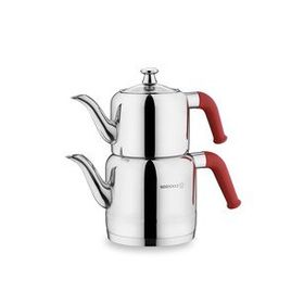 Korkmaz Riva Kırmızı 1.9 lt Çaydanlık Takımı