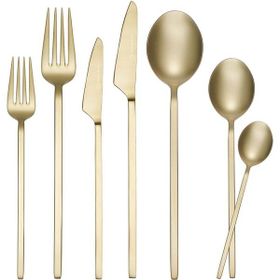 Korkmaz Sakura Satin Gold 84 Parça Çatal Kaşık Bıçak Seti