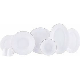 Korkmaz Vinta Collection 55 Parça Platin Yemek Takımı