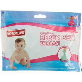 Koroplast 10x50 Adet Bebek Bezi Saklama Torbası